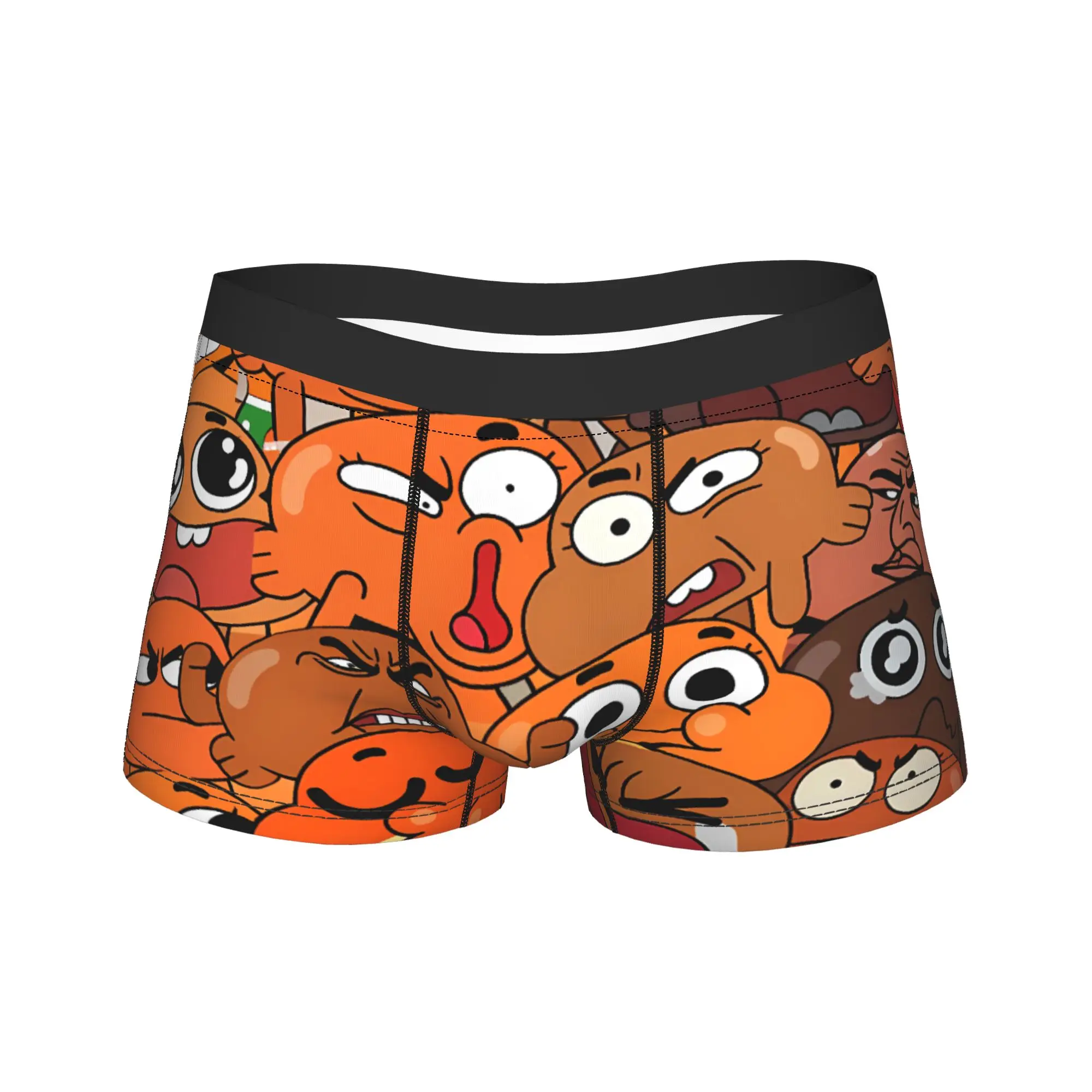 The Amazing World Of Gumballs  Underwear  Pattern Trunk Trenky Men Panties Classic Shorts Briefs Gift