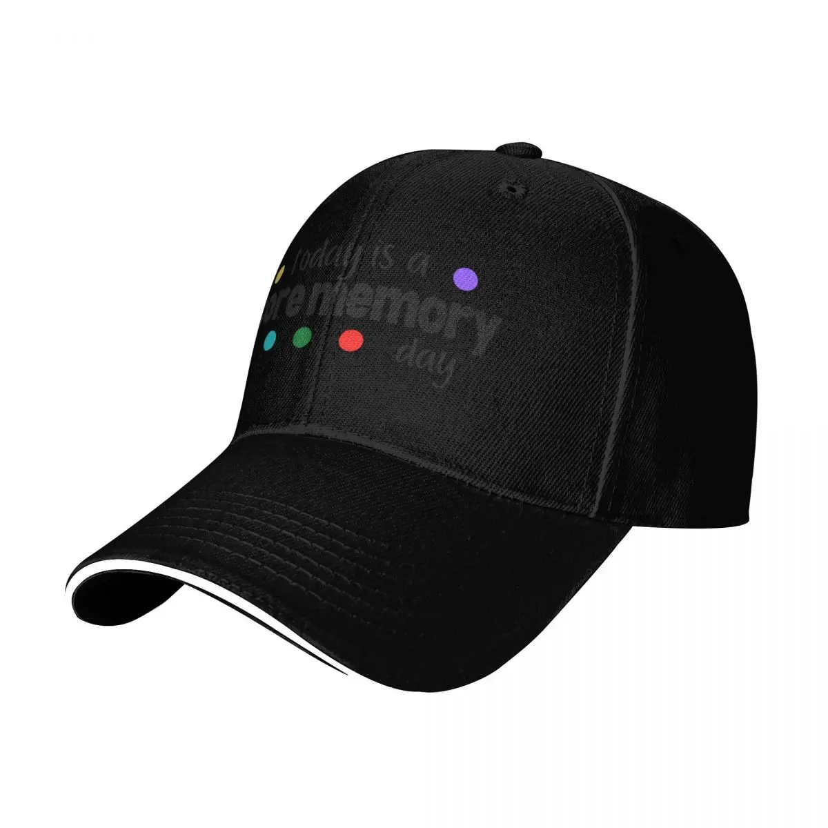 Core Memory Day Baseball Cap Summer Beach Travel Streetwear Hip Hop Trendy Vintage Retro Embroidered