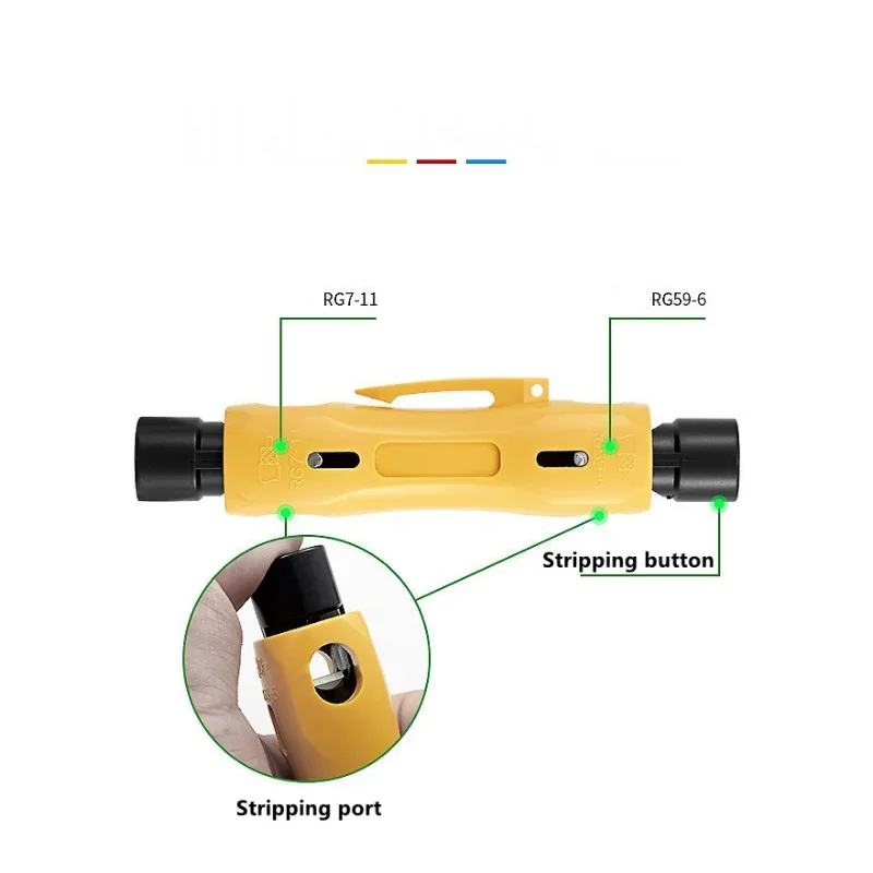Multi-tool RG58/59/6/11 Coaxial Cable Crimper Compression Tool Wire Crimper Plier Crimping Tool Cable F Coaxial Connectors Tools
