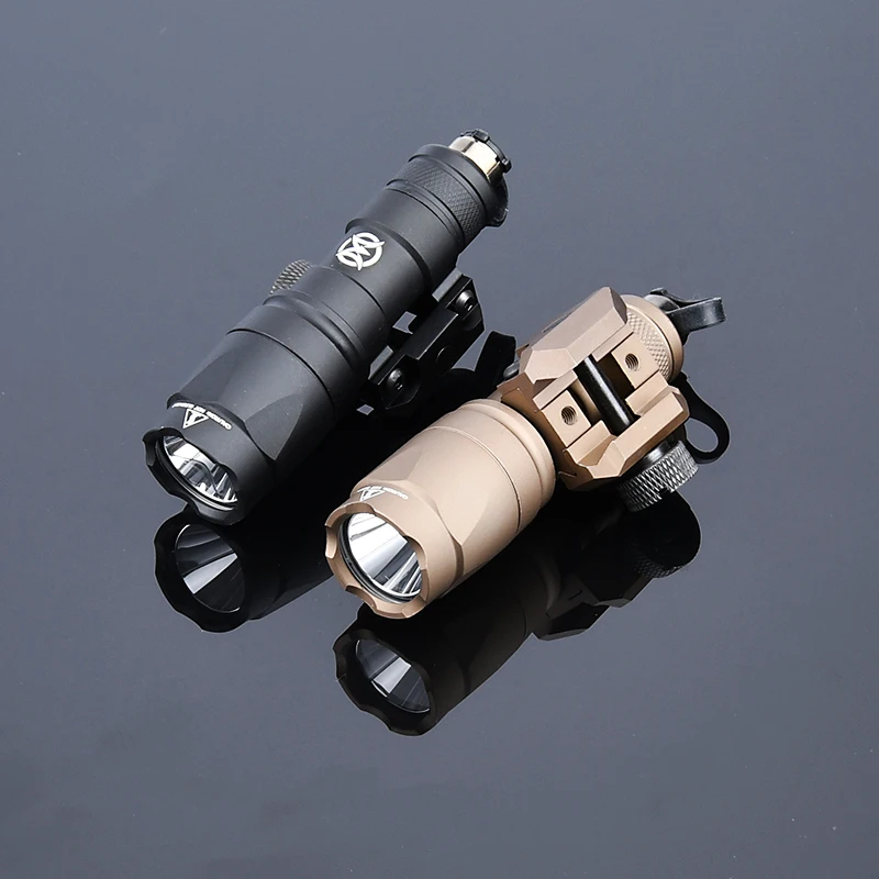 Surefir M300 Đèn Pin Loại Vũ Khí Hướng Đạo LED M300A Chiến Thuật Săn Bắn Súng Trường Weaponlight Phù Hợp Với Picatinny Đường Sắt Airsoft Phụ Kiện