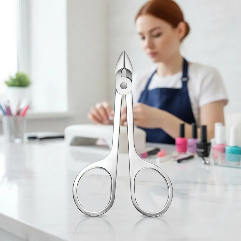 Sharp Precision Cuticle Scissors Stainless Steel Manicure Tool, Dead Skin & Hangnails Removal Perfect For Nail Bed Trimming