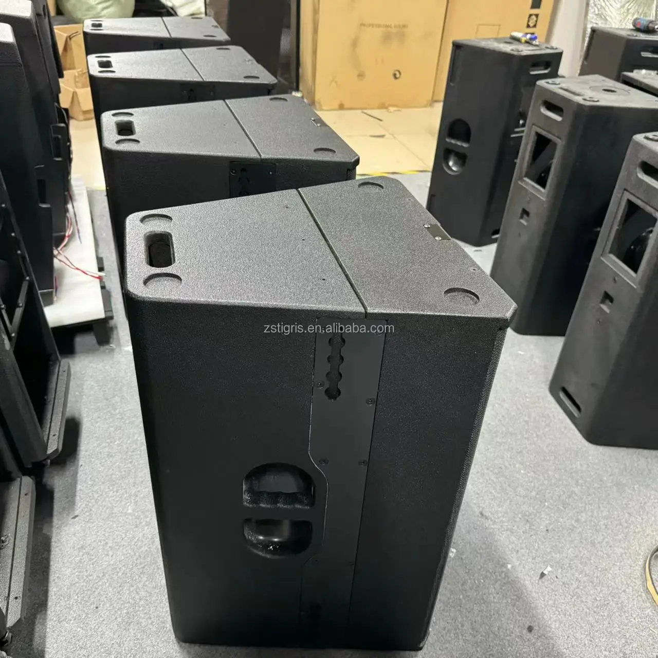 T24N Hot Professional Speaker 1400W Dual 12'' Powerful Stage Dj pa System Audio Active/Passive Stage Speakers