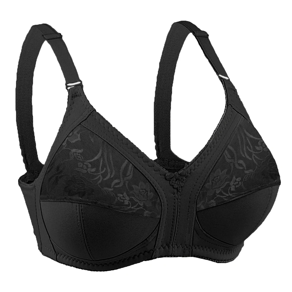 Women Sexy wireless Embroidery Lace Bra 80D 85D 90D 95D 100E 105E Brassiere Push Up Bras Large Size Sexy Bras for Women Bra C02