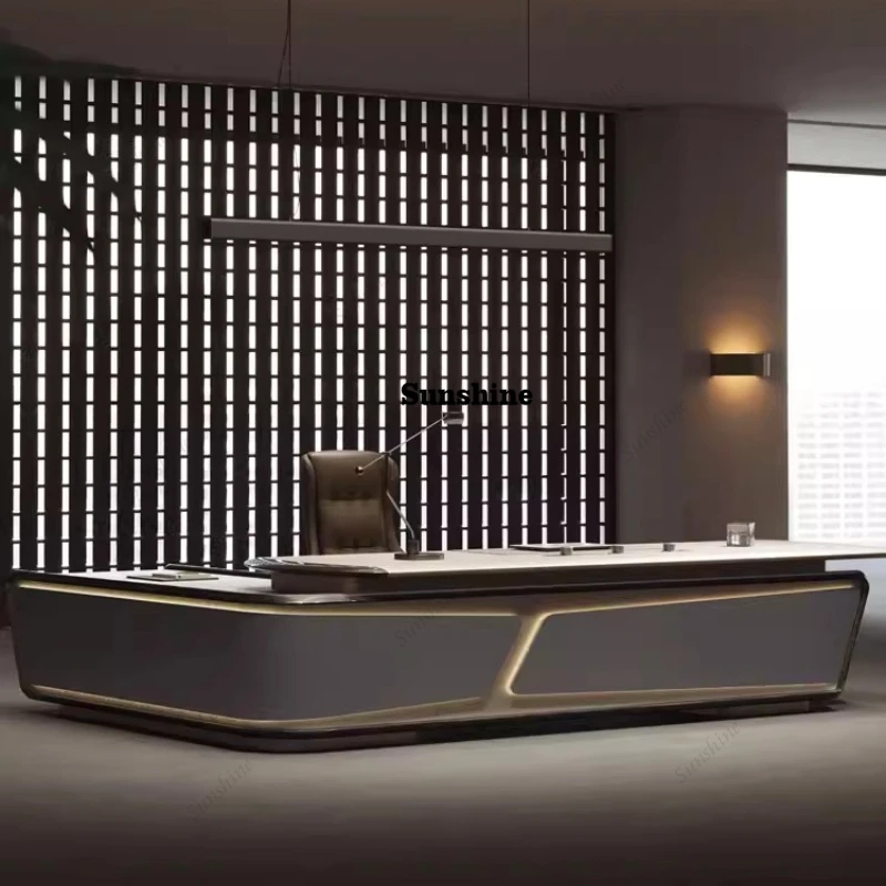 Atmospheric president boss desk chairperson, light luxury high-end sense