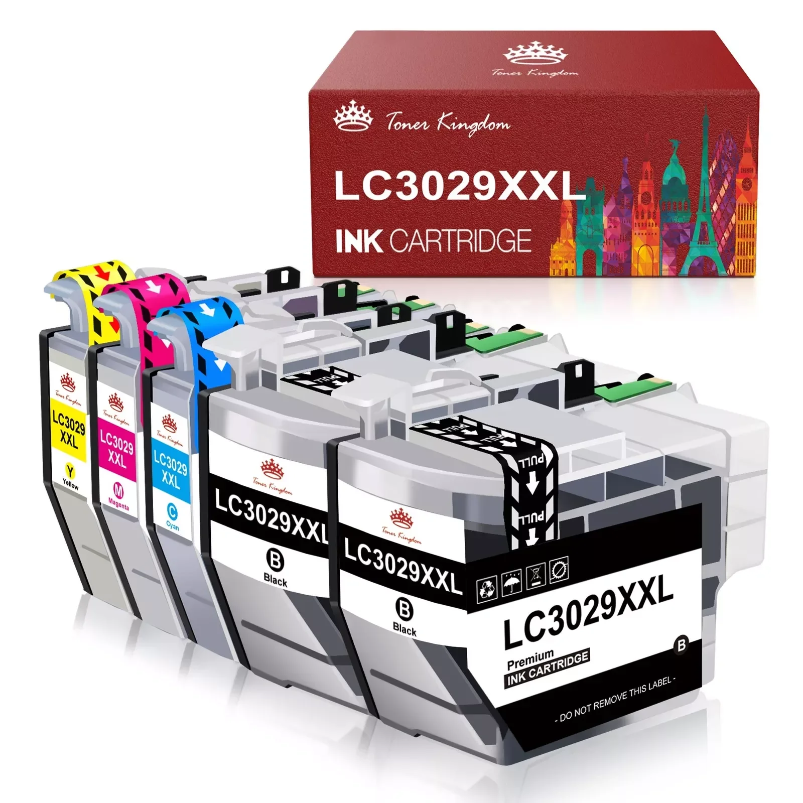 5 LC3029 XXL Ink Cartridges For Brother MFC-J5830DW MFC-J6535DW MFC-J5930DW