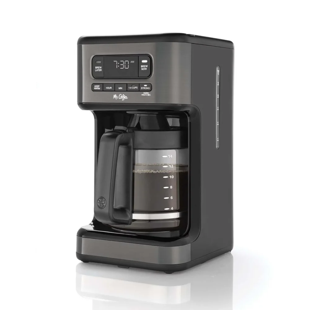 

Cup Programmable Coffee Maker, Dark Stainless Steel