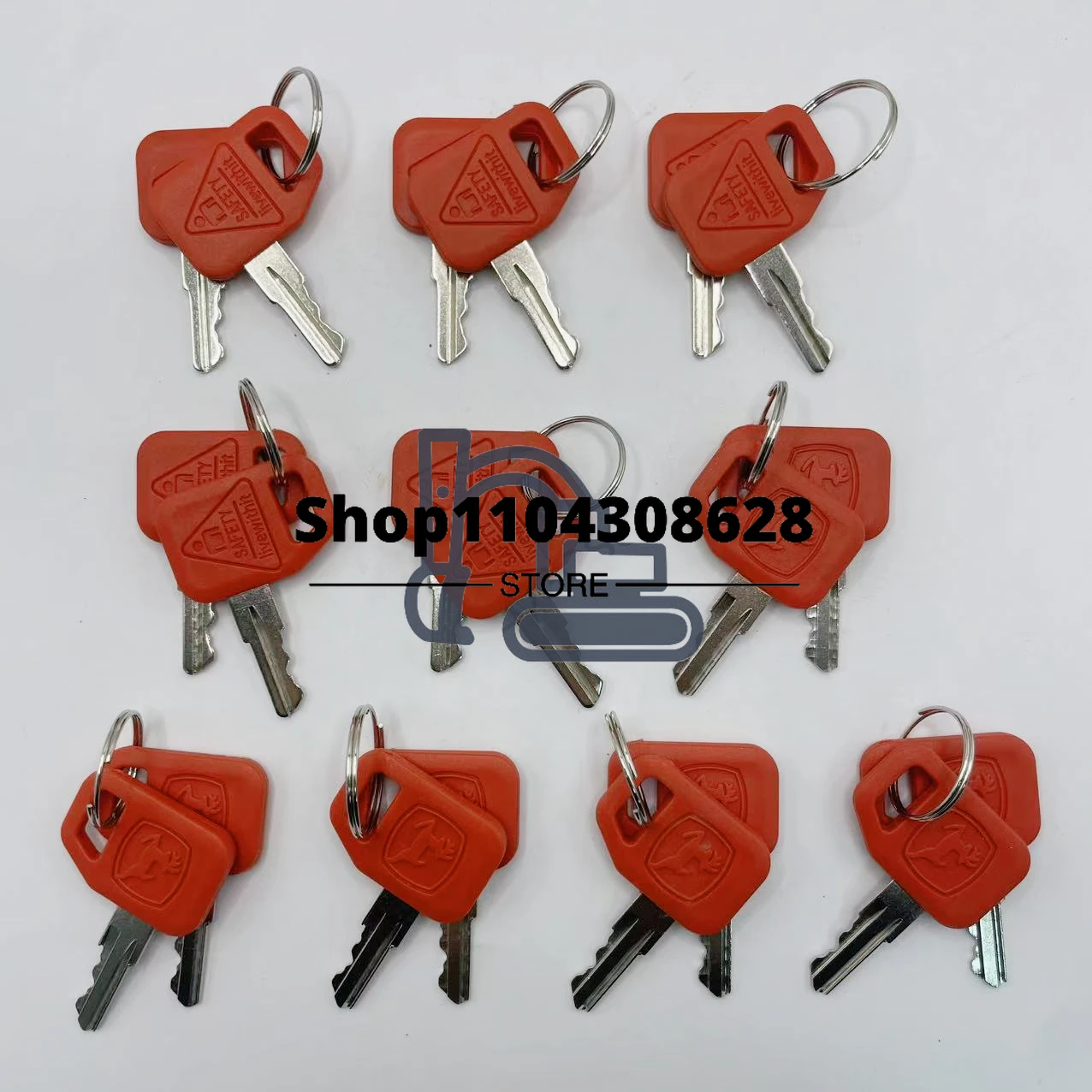 5/10/20 PCS JDR Key for John Deere Excavator Fit All Graders Dozers Skid Steer AR51481