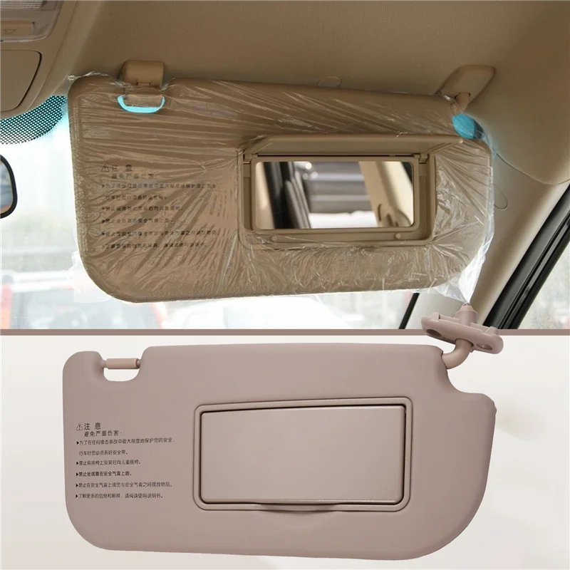 AB56-درع حاجب الشمس الداخلي للسيارة لكيا سبورتاج 2005-2010-أرقام أجزاء ظلة الشمس 85201-03000EZ 85202-03000EZ #5