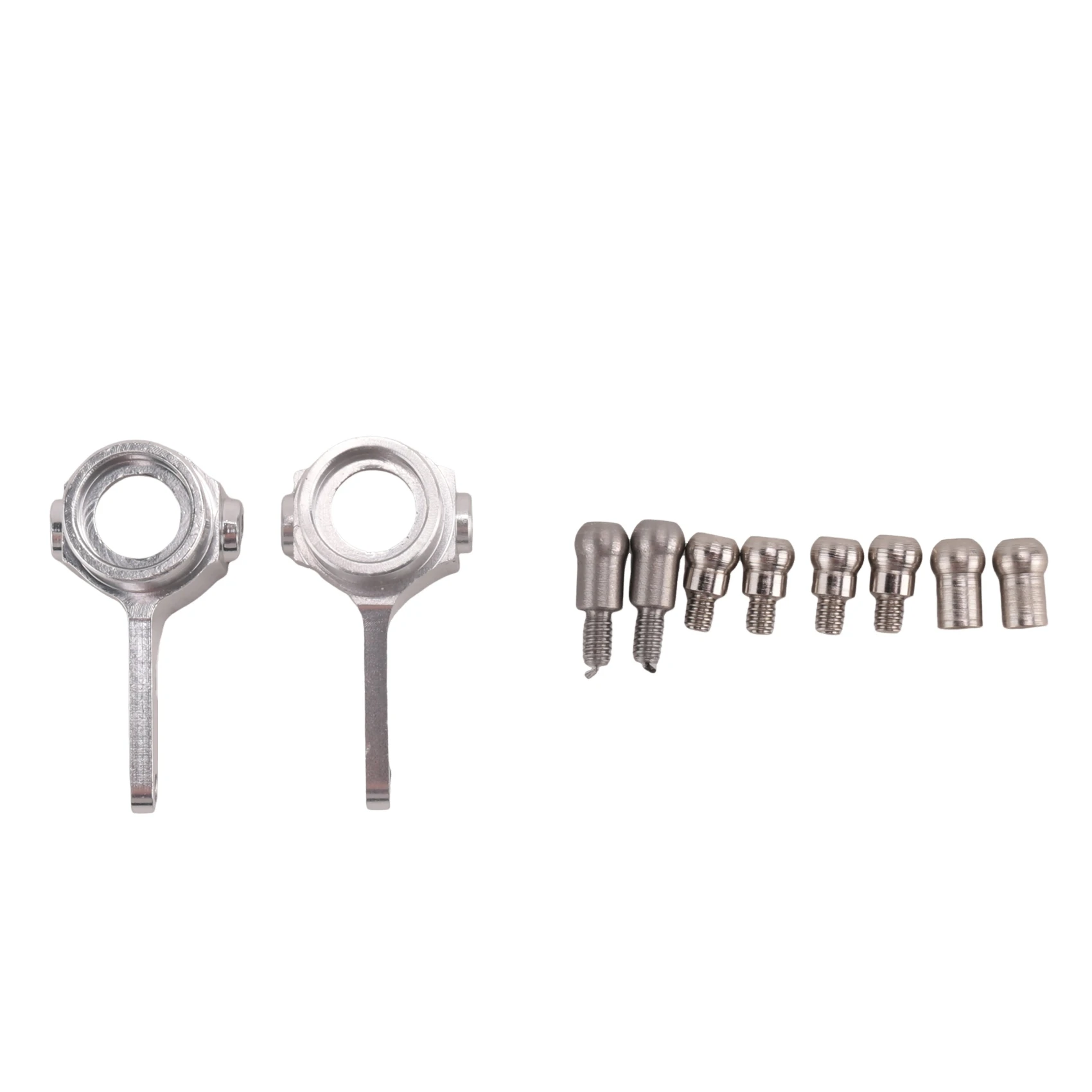 SLQZT Set di piastre per braccio oscillante con parti aggiornate in metallo per P929 P939 K969 K979 K989 K999 1/28 RC Car, Argento