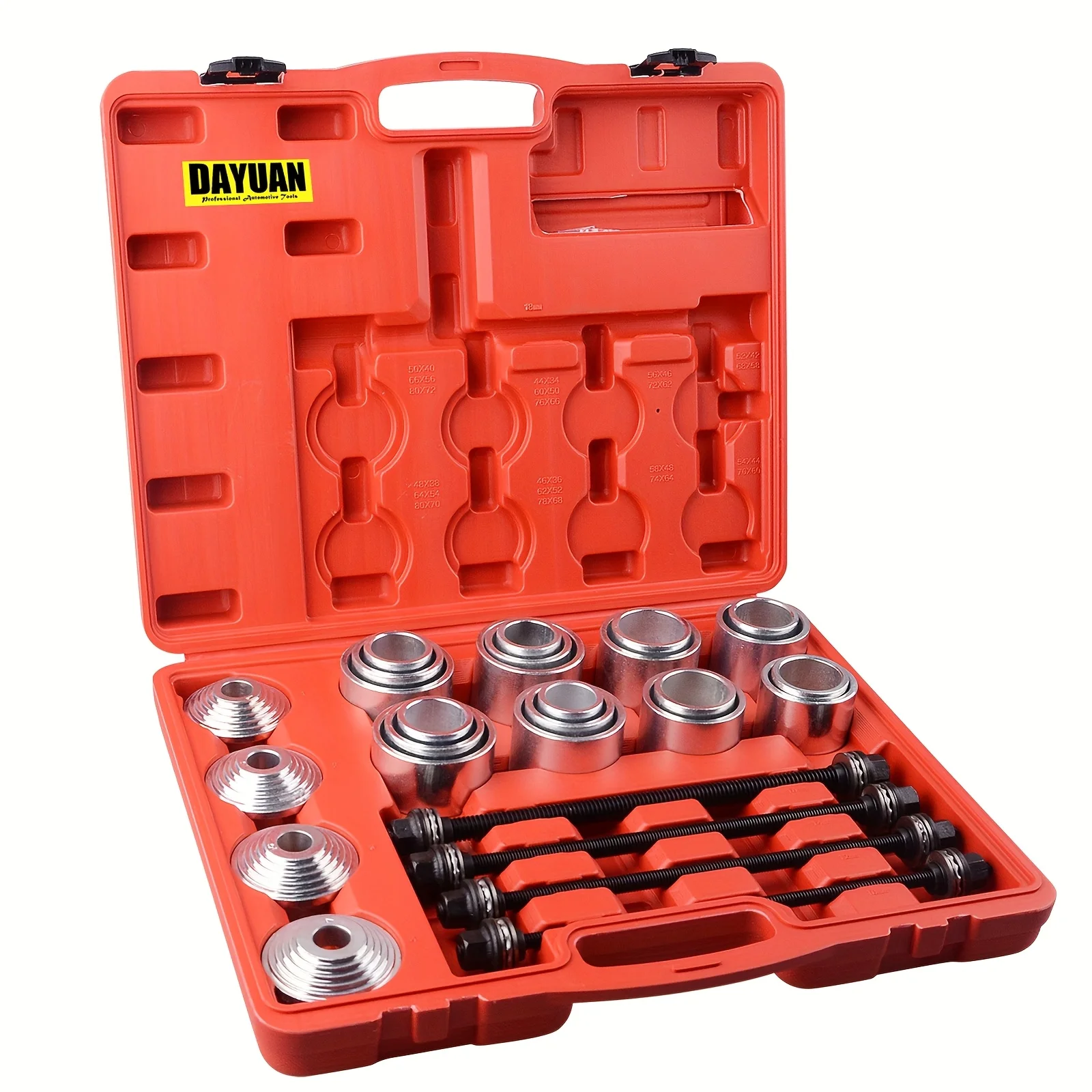 

28-piece universal iron sleeve elevation bridge lower arm bracket disassembly and assembly tools for automobiles