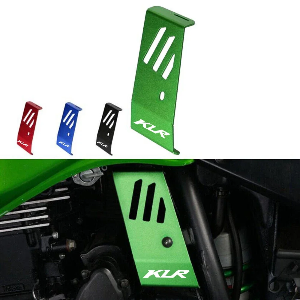 For Kawasaki KLR650 KLR 650 2008-2018 2009 2010 2011 2012 2013 2014 15 16 17 KLR LOGO Motorcycle Left Fuse Box Cover Guard Plate