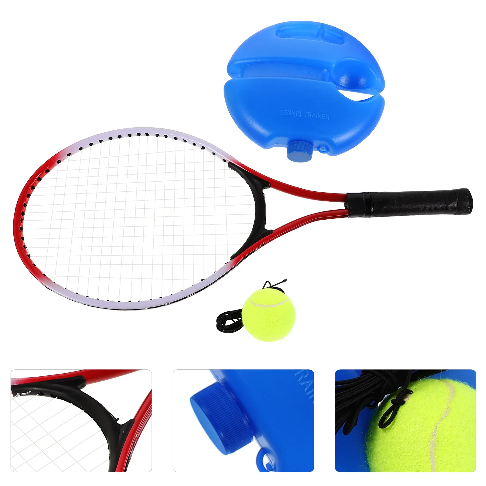 

1Set Tennis Trainer Rebounder with Ball Easy to Interesting Practice Equipment for Everyone Tennis Trainer for