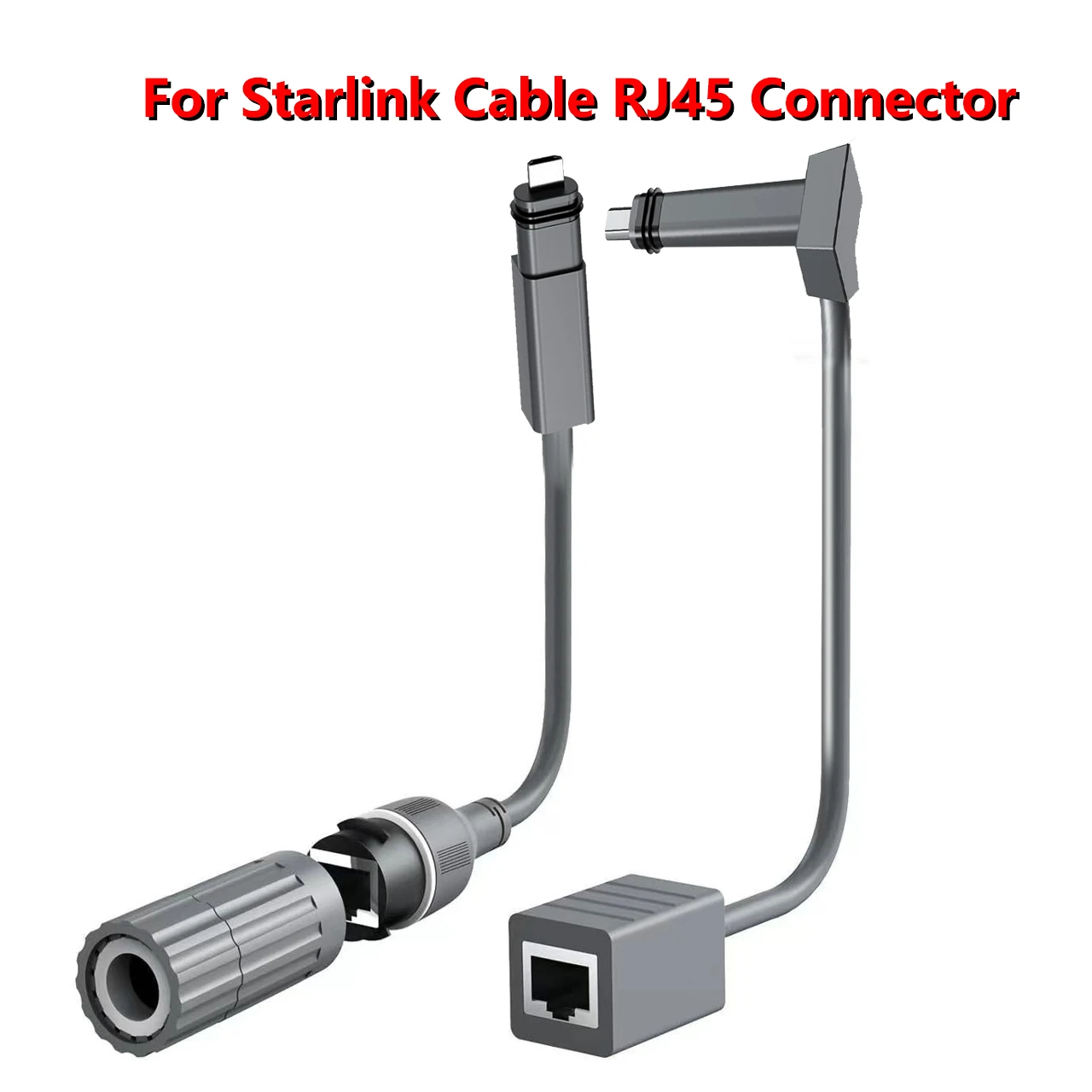 For Starlink Cable RJ45 Female Connector for Starlink Cable Connector Anti Aging Layer 24AWG Single Bare Copper for Home