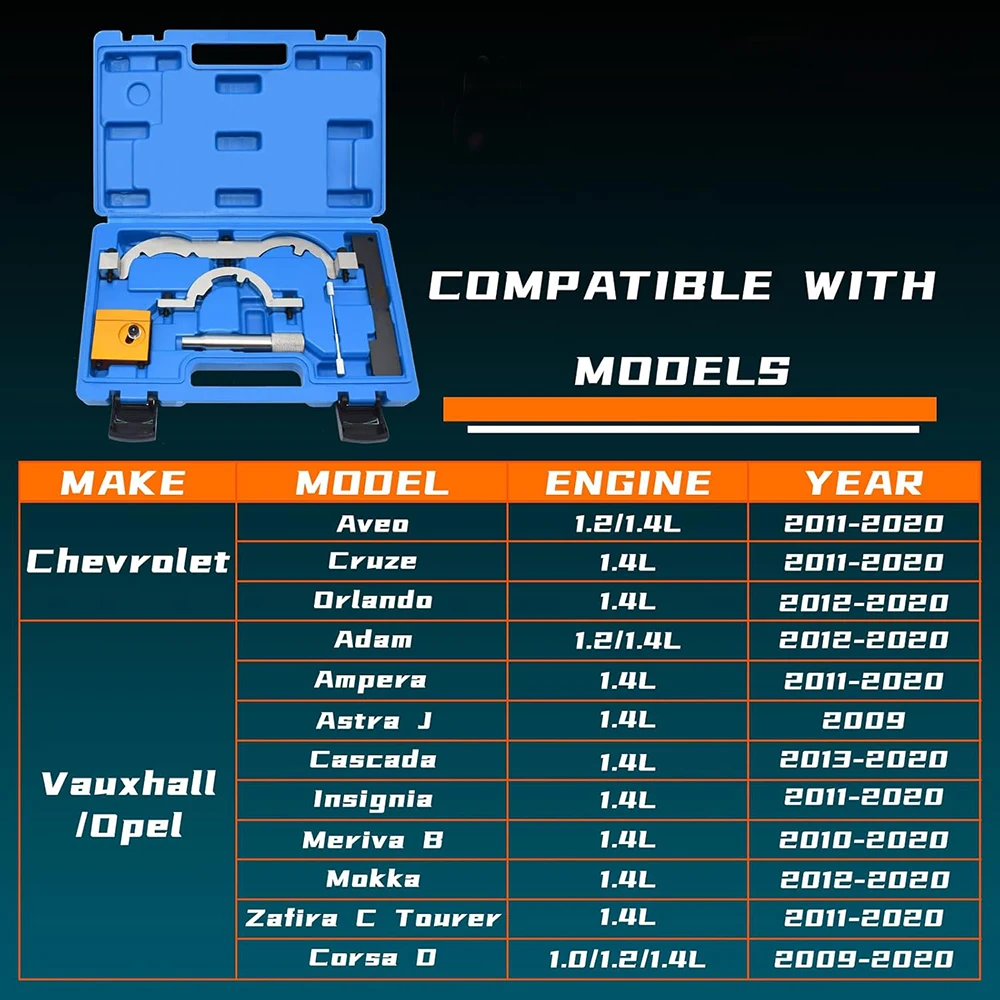 ターボエンジンタイミングツールキット,vauxhall opel chevy chevrolet aveo cruze orlando adam ampera astra j cascada 1.0 1.2 1.4 l