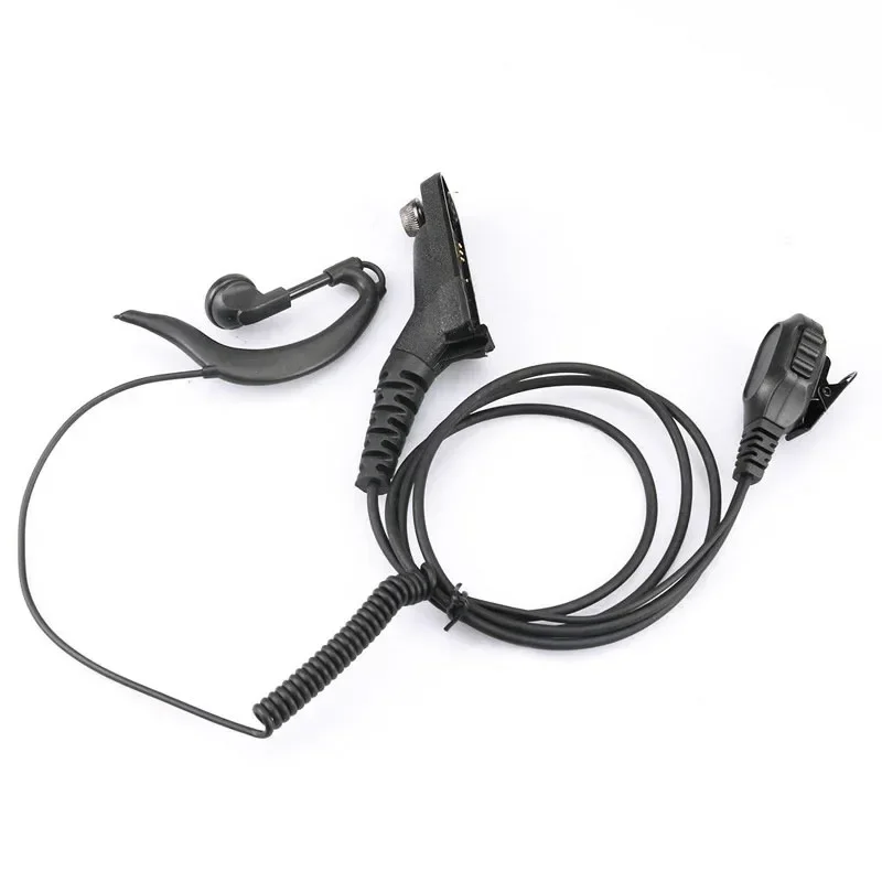 G-Shaped Earhook Earphone Headset PTT Mic for Motorola XIR P8200 P8268 APX4000 APX2000 APX6000 XPR63000 Radio Walkie Talkie