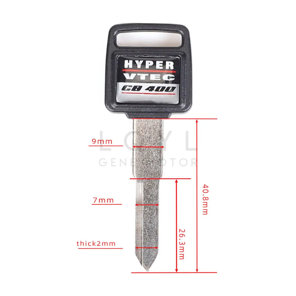 3 Stuks Nieuwe Lege Sleutel Motorfiets Vervangen Ongesneden Sleutels Voor Honda Cbr250rr Cbr400 Cbr250 Nc14 Nc17 Nc19 Nc22 Nc23 Nc Nsr250 Cb-1 Cb400