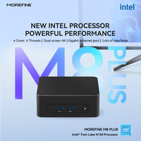 MOREFINE CPU 12th Twin Lake N150 Mini PC(up to 3.6GHz) WIFI5 BT5 16G DDR4 512G SSD 4K@60 Desktop Computer Pc Office Windows11PRO