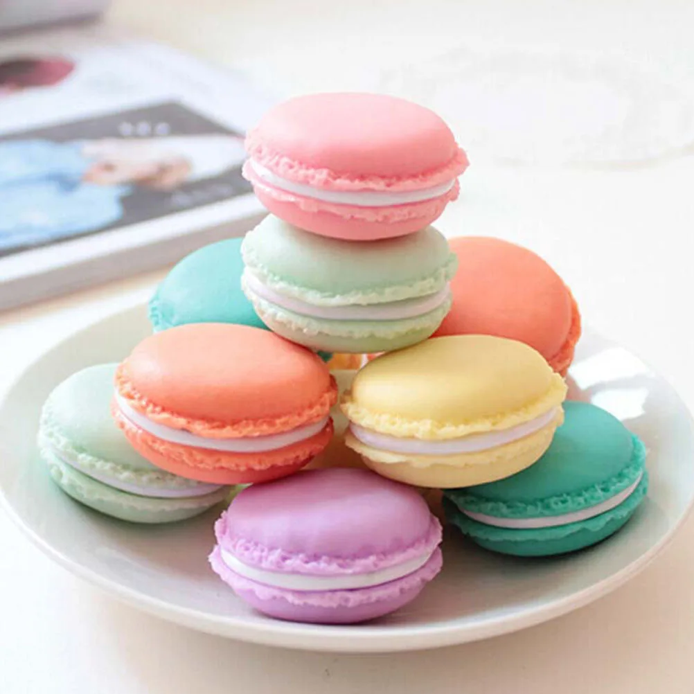 

8Pcs Macaron Storage Box Mini Jewelry Holder Portable Organizer Case for Ring Earring Small Items Light Weight Tidy Desk Home