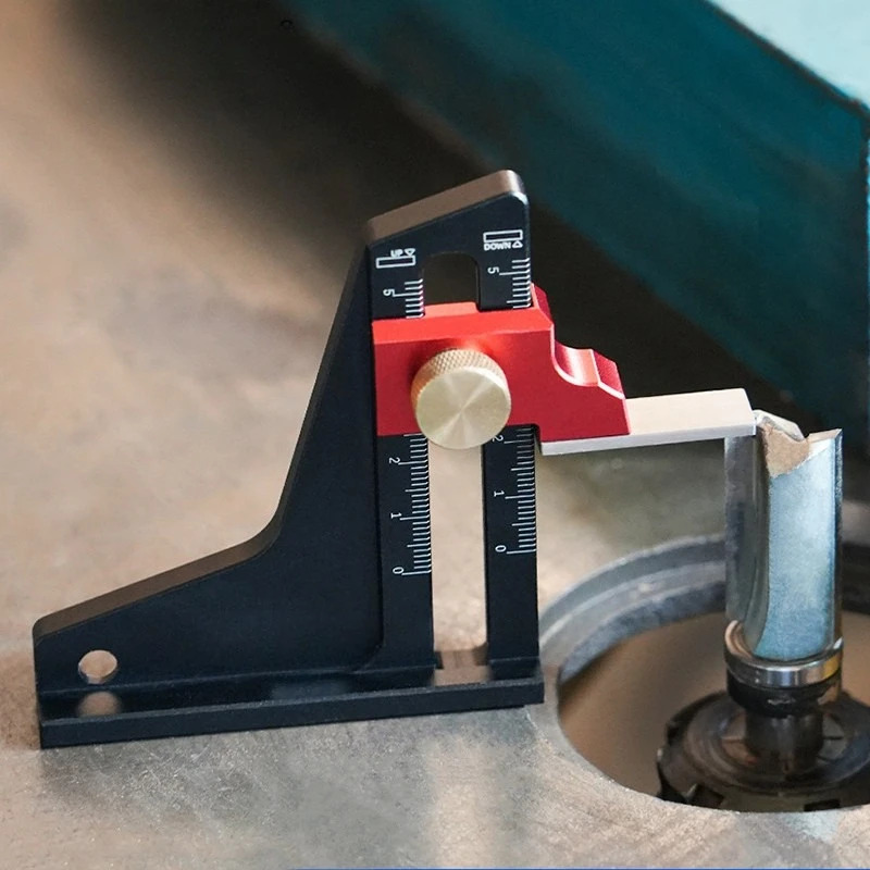 Depth Measuring Height Ruler, Table Saw Milling Machine Height Gauge Sounding Ruler Woodworking Trimmer Adjustment Tool