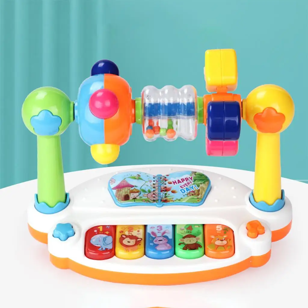 Montessori Plastic Education Instrument Rotatable Multifunctional Early Educational Preschool Motor Skill Family Party Gift