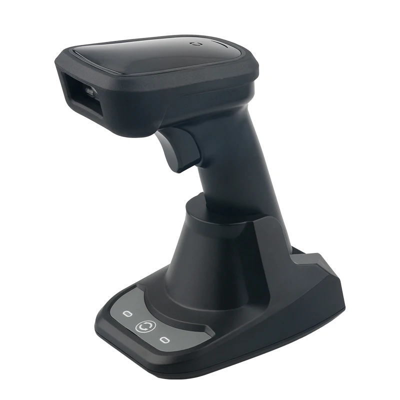 Long Range barcode Scanner 2D code Reader Inventory Barcode Scanner with Cradle