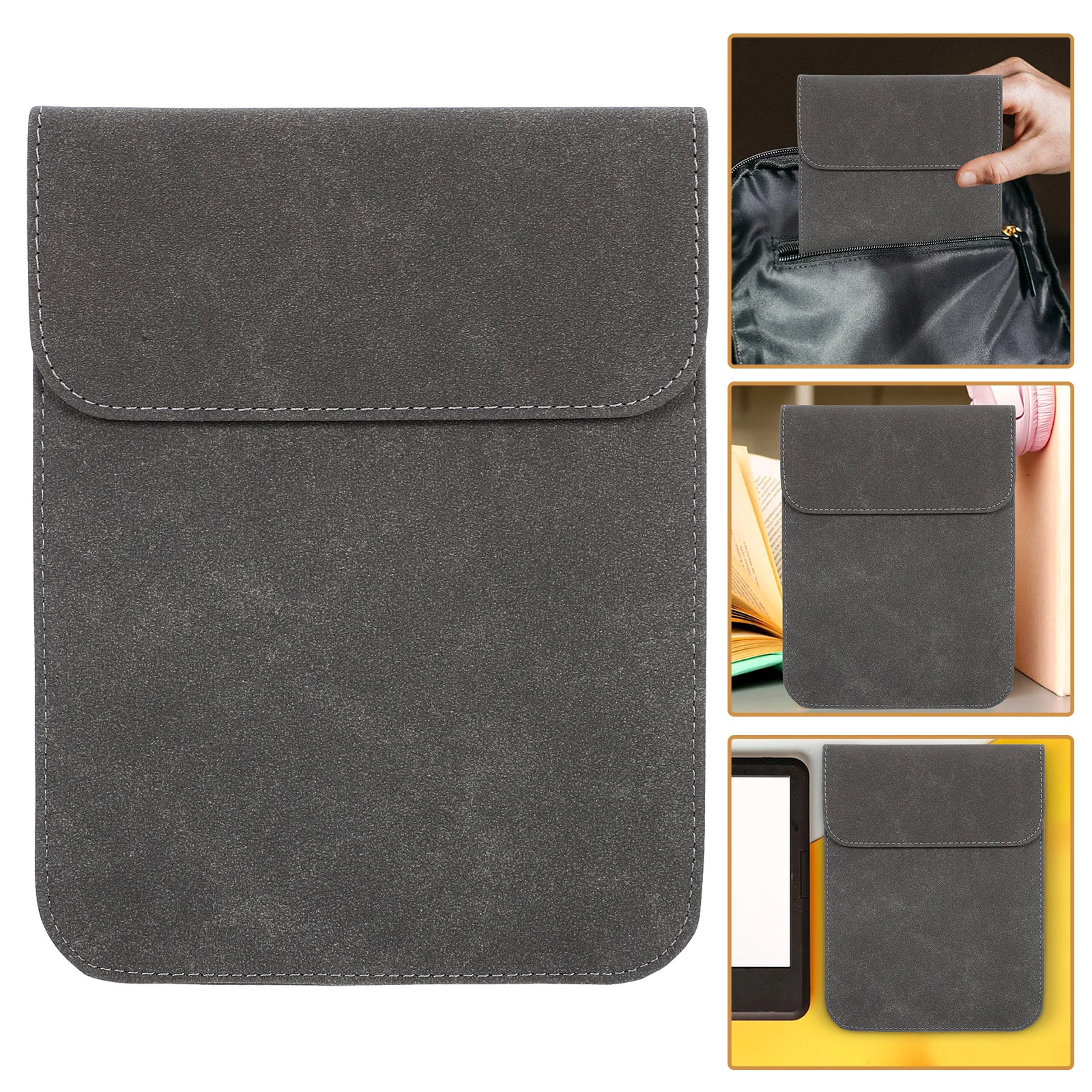 

Electronic Book Cover Durable PU Protective Cover Compatible 2022 2019 Easy-Use E-Reader Sleeve