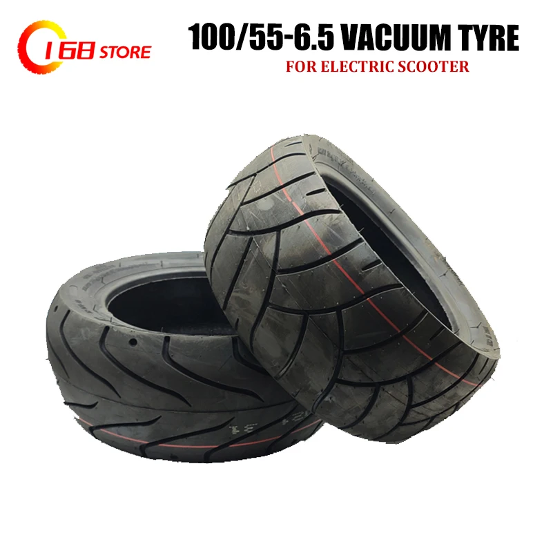 High Quality 100/55-6.5 Tubeless Tire 90/65-6.5  Thickened Wear-resistant Vacuum Tyre for Electric Scooter Parts