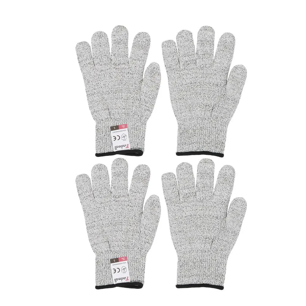 Large 2 Pair Work Gloves Abrasion Resistant Comfortable Gloves Cut Resistant Kitchen Gloves