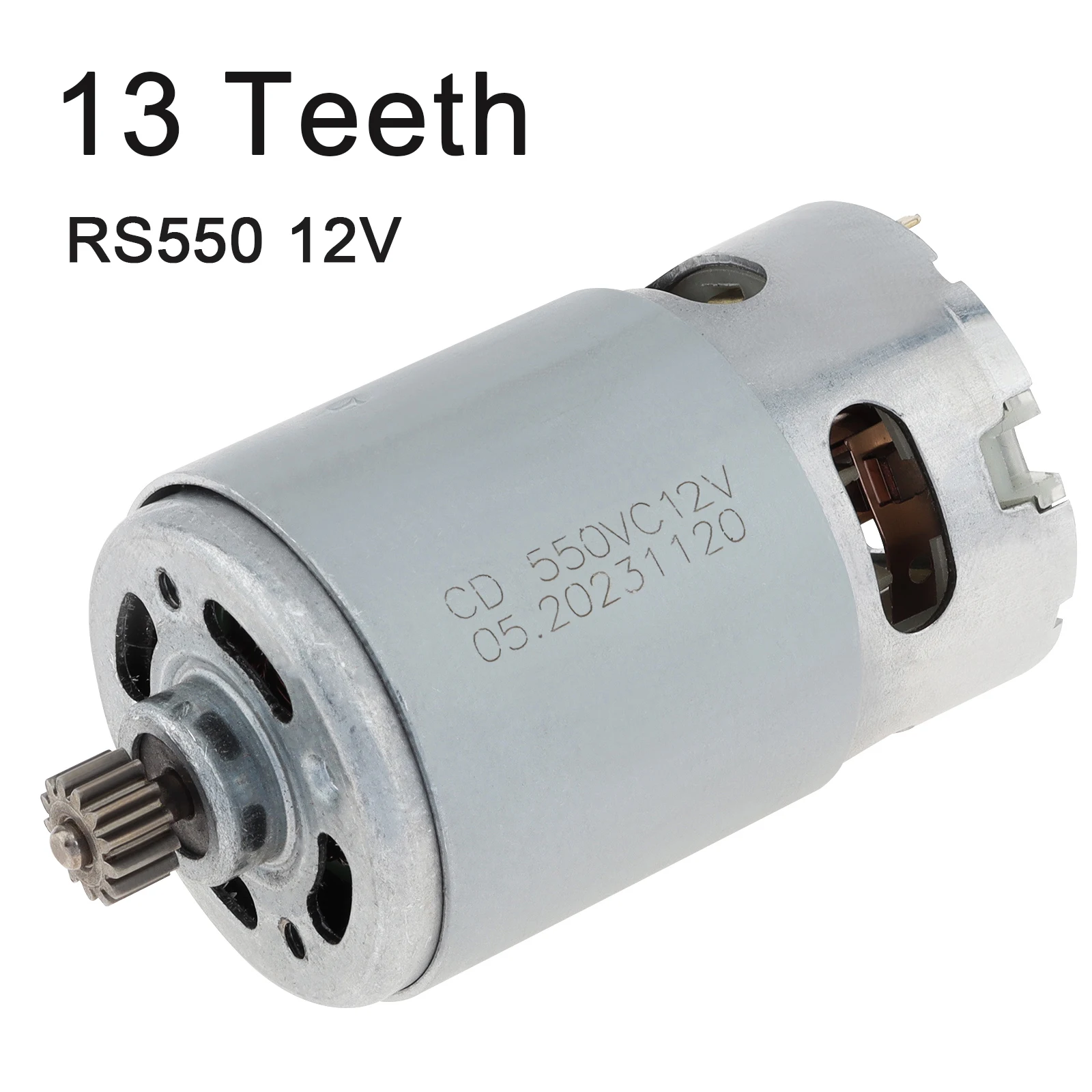 RS550 DC Motor 10.8V 12V 14.4V 18V 13 Teeth Diameter Gear Micro Motor Fit for BOSCH GSR10.8-2-LI / GSR10.8V /Electric Drill