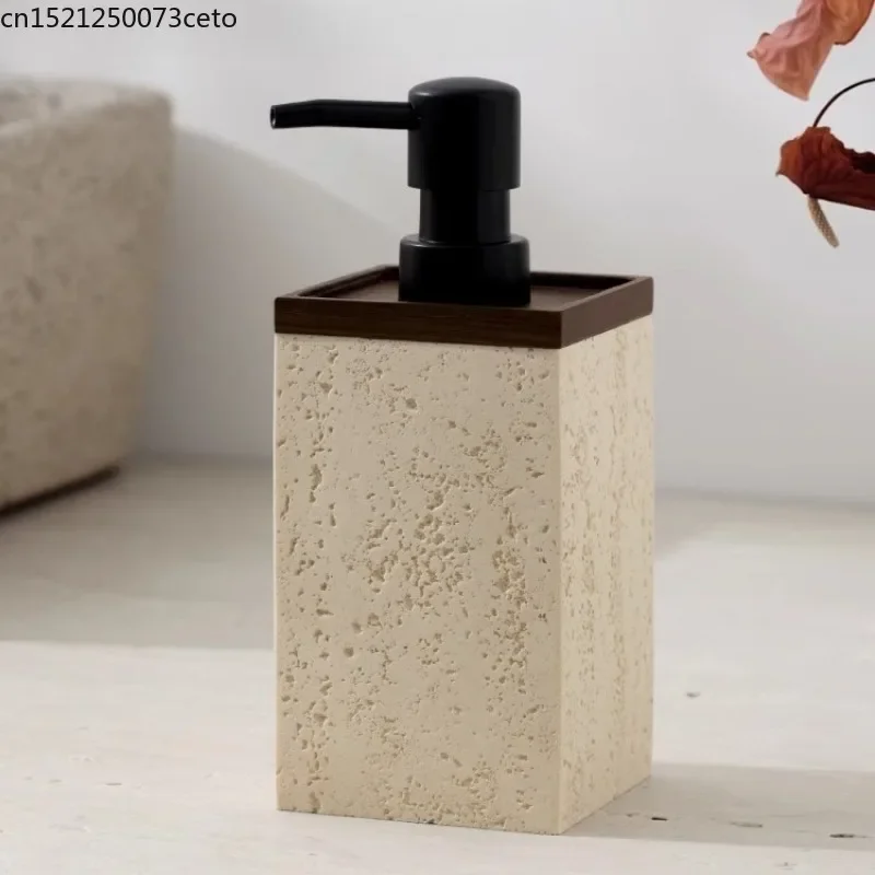 

Imitation Cave Stone Hand Sanitizer Bottle Shampoo Bottle Soap Dispenser Kitchen Detergent Press Bottle Bathroom Accessories