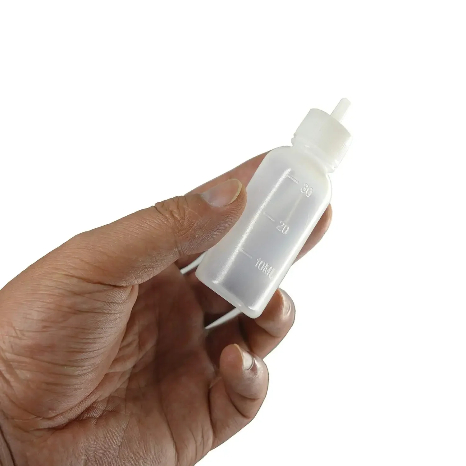 Frasco aplicador de precisão com agulha e tampa, frasco conta-gotas de óleo, aplicações de cola, embalagem de 8, 30ml