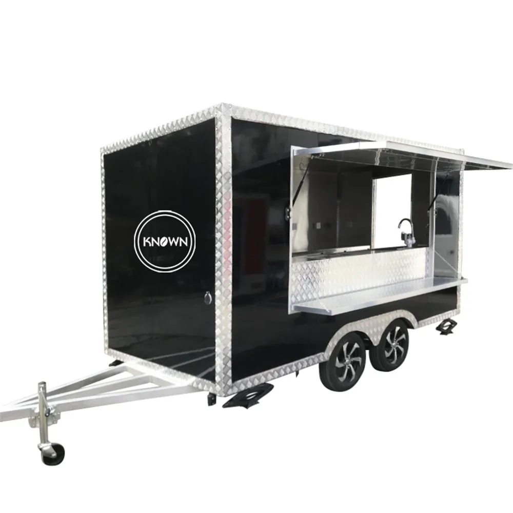 OEM Multifunction Ice Cream Coffee Cart Custom Fully Equipped Airstream Truck Mobile Food Trailer