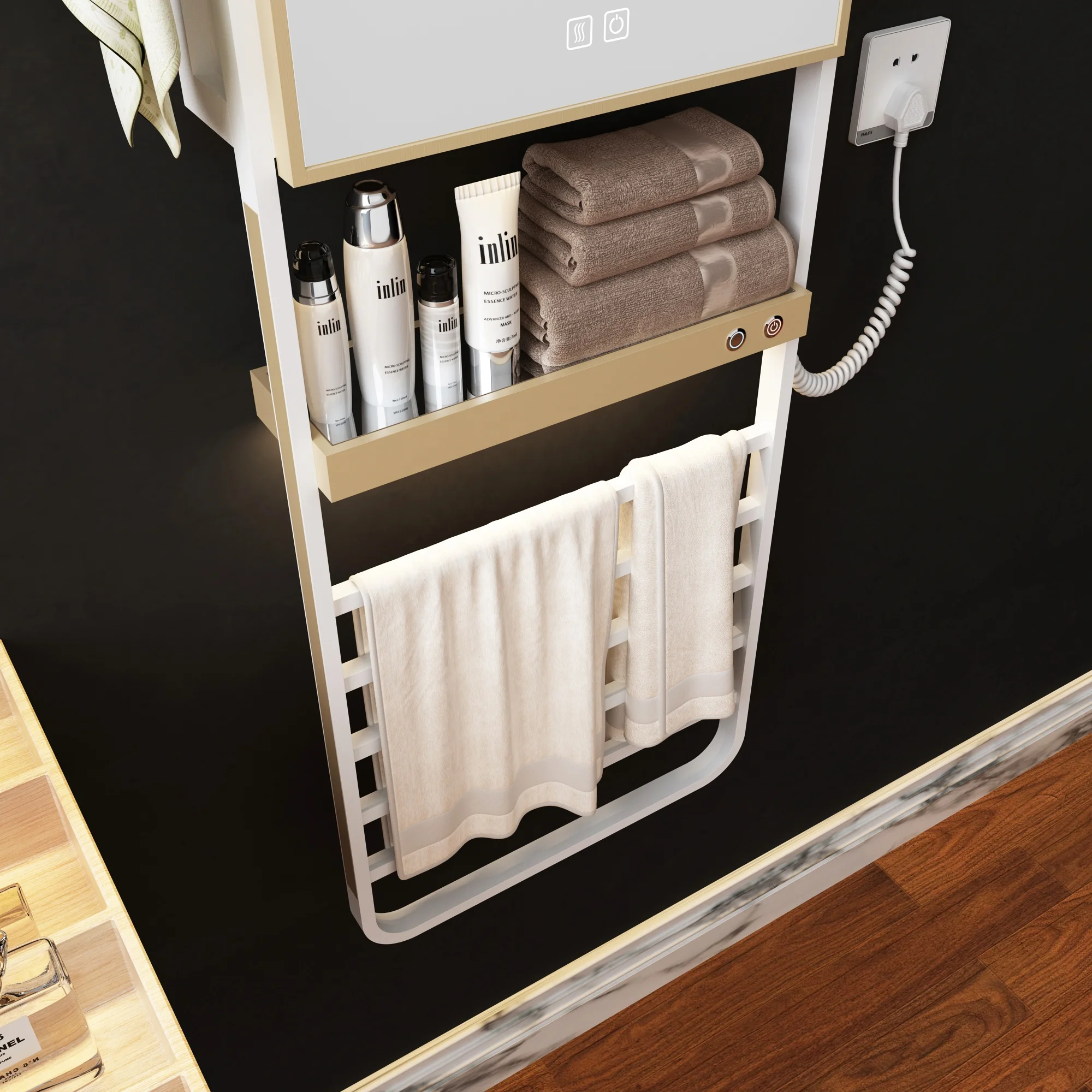 Hot Sale Electric Towel Hanger Rack Bathroom Heated Towel Rack Heated Drying Rack