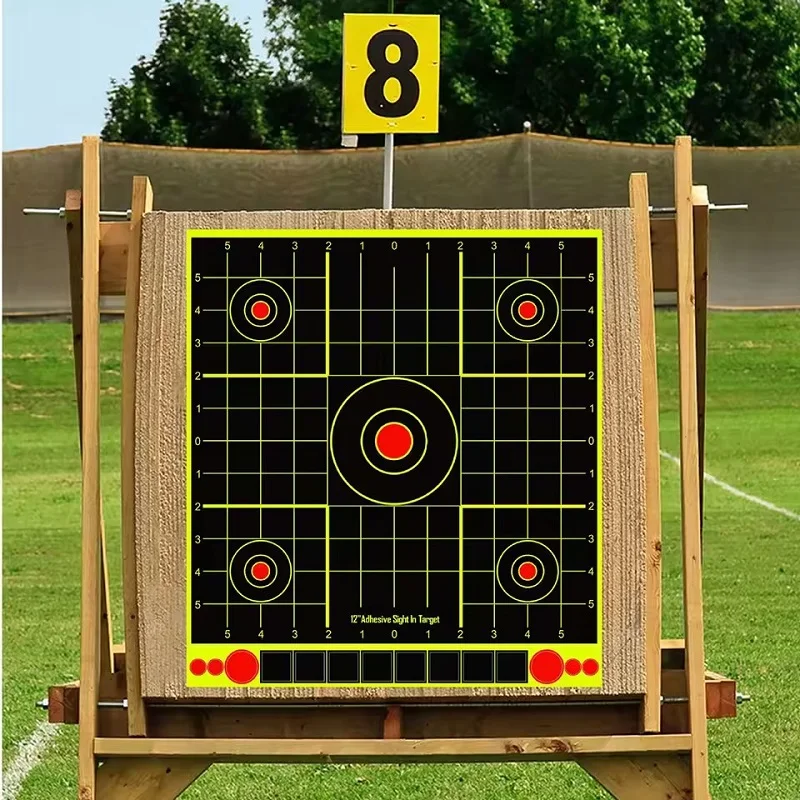 10Pcs Color Splatter Target Stickers Strong Adhesive Clear Impact Mark Shooting Aim Stickers for Archery Hunting and Shooting - view 5