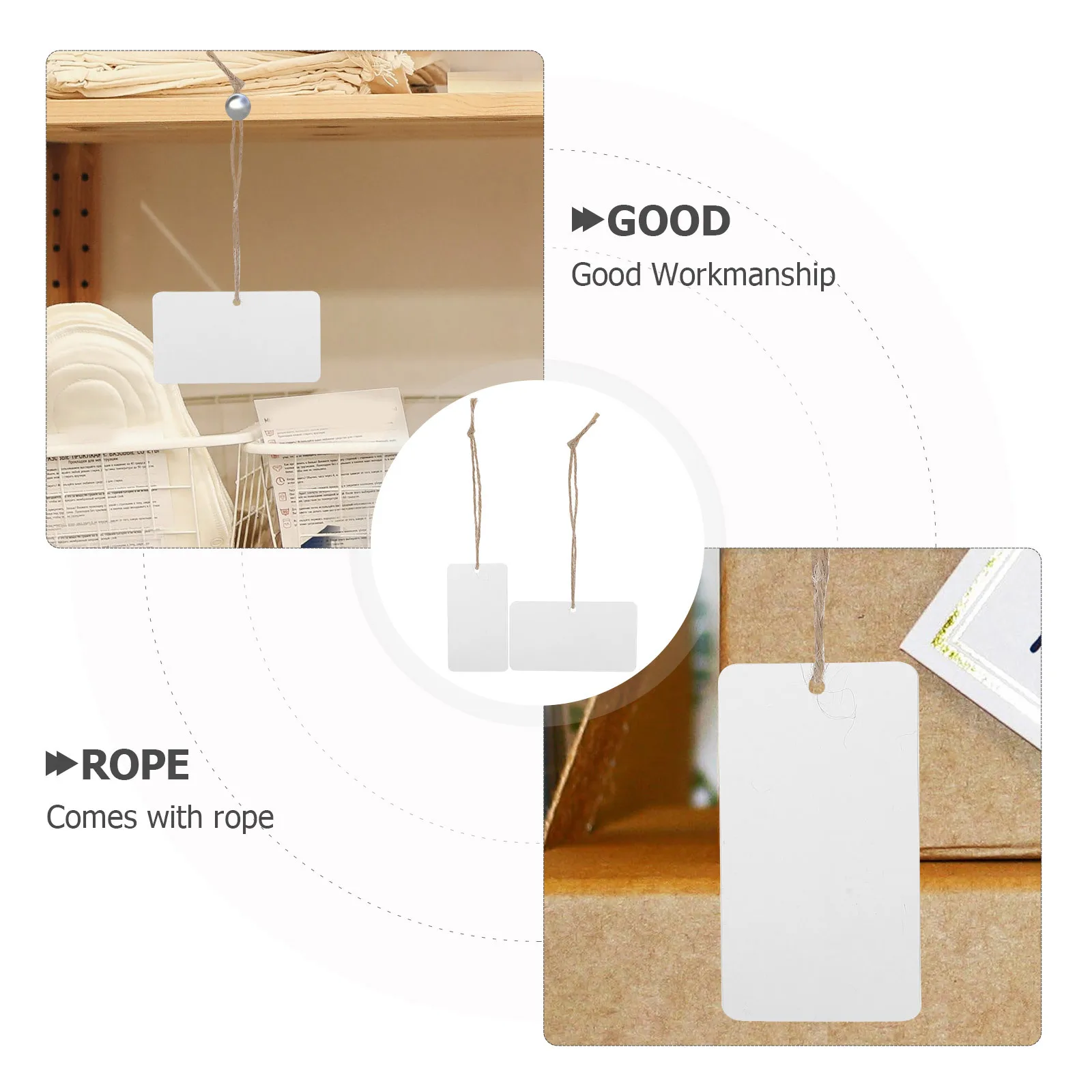 

20Sets Acrylic Basket Hanging Blank Tags Writable Labels for Kitchen Storage Bin Pantry Organizer Acrylic Blanks Ornaments