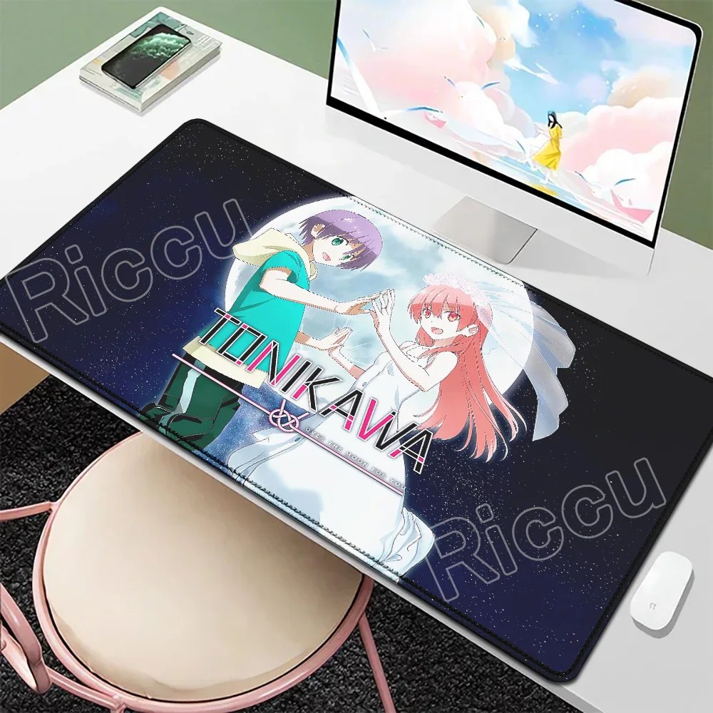 

Kawaii TONIKAWA: Over The Moon for You Desk Mat Anime Cute Girl Yuzaki Mouse Pad Gaming Office Non-slip Rubber Keyboard Mousepad