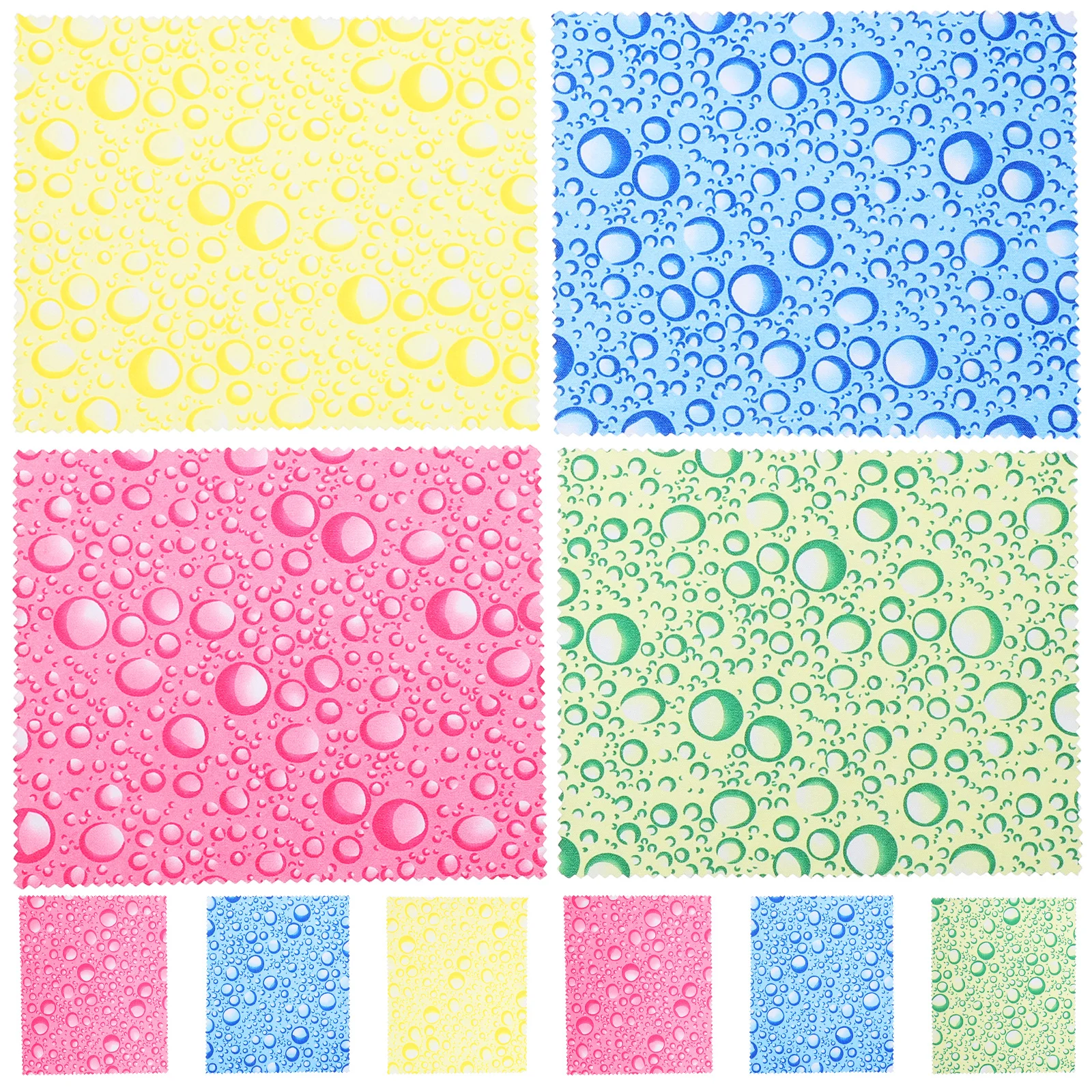 

10Pcs Lens Cleaning Cloth Supple Reusable Wipe for Eyeglasses Screens Oil Stain Removal Compact Polishing Cloths for Tvs