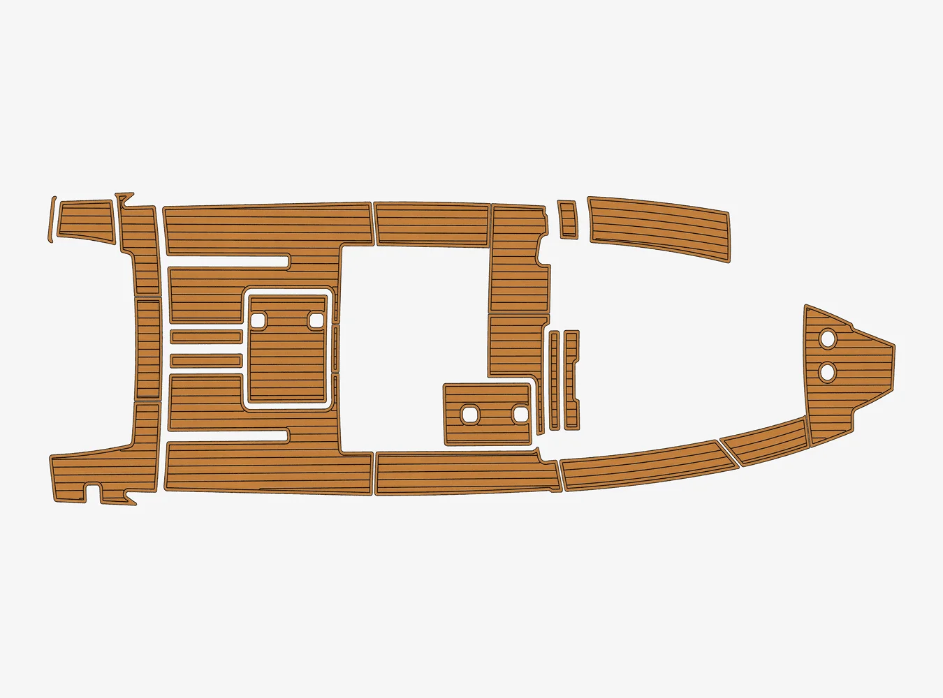 

Тиара 34 LS 1/4 дюйма, 6 мм, пенопласт EVA, нескользящий морской коврик из тикового дерева из ПВХ, 1/3ek, водный ковер, морской пол