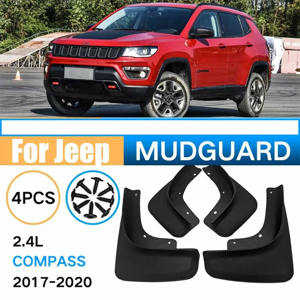 

Mudguard For Jeep 2017-2020 Compass2.4L Mudflaps Mudguards Car Accessories Auto Styline Splash Guard Fender