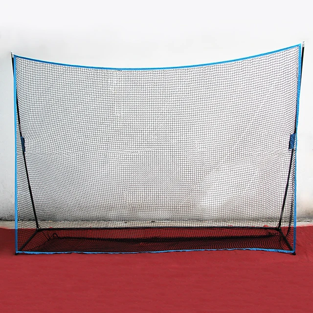 Heavy Duty 10x7 ft Portable Driving Practice Golf Net Steel Tube Fiberglass Poles Oxford Fabric Carry Bag for Indoor/Outdoor Use