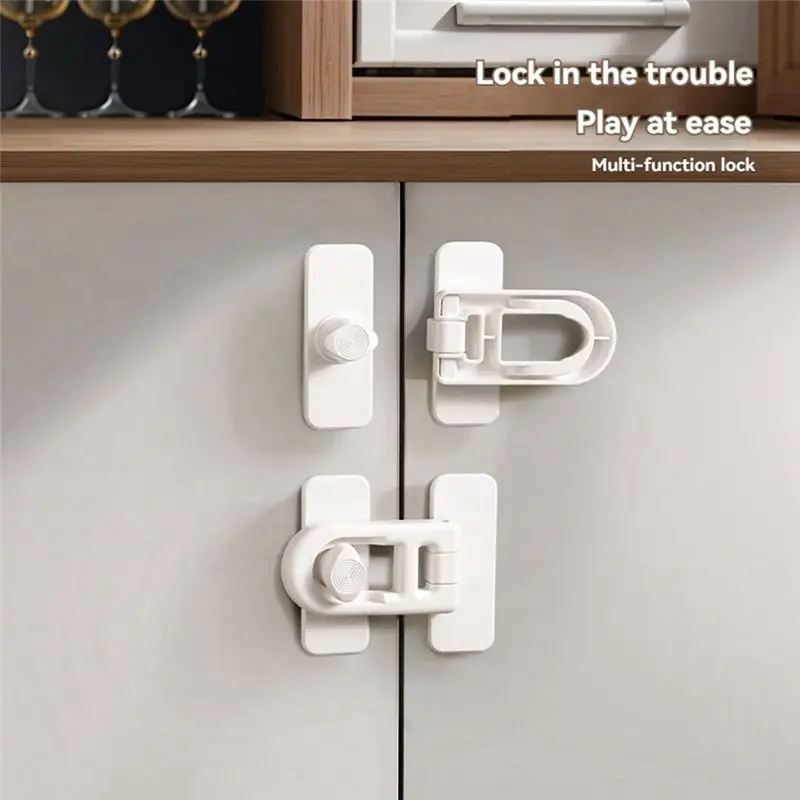 أداة احترافية مكونة من قطعتين من أقفال فرن أمان للأطفال، مادة ABS مقاومة لدرجات الحرارة العالية، سهلة التركيب بدون أدوات