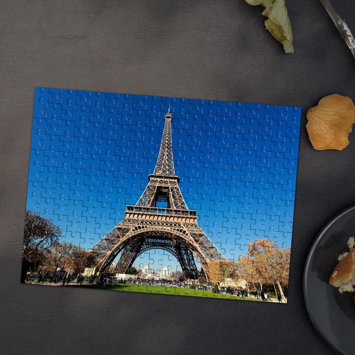 35/300/500/1000 قطعة شخصية مخصصة صور لغز برج ملون صور لغز الذاكرة الزخرفية