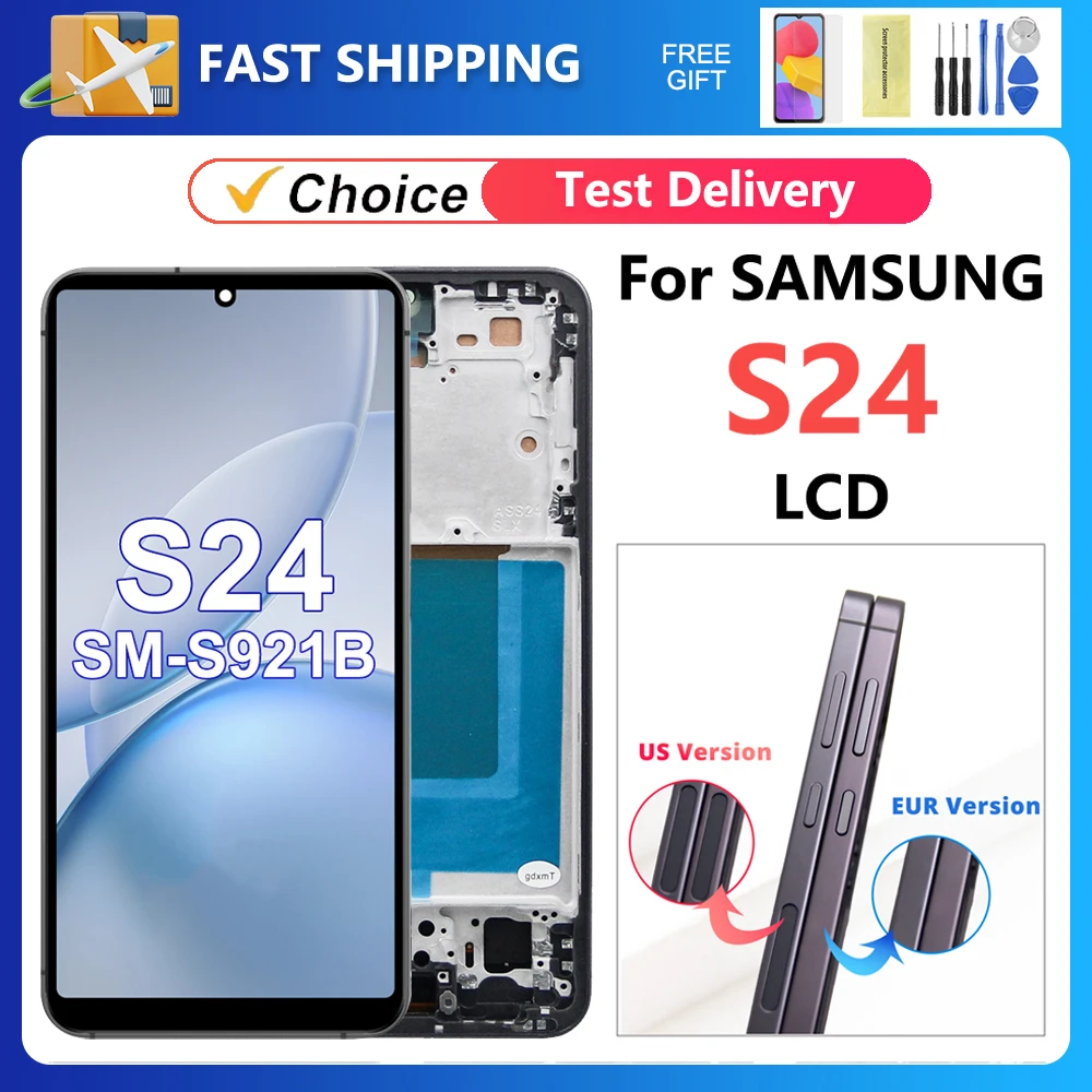 s24-4g-5g-s921b-サムスンs24用-sm-s921b-ds-sm-s921u-lcdディスプレイ-タッチスクリーンデジタイザーアセンブリ交換用部品-試験済み