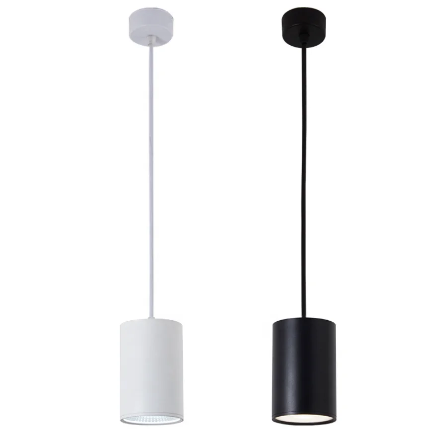 LED Light 15w 45w Led Surface Mounted Cylinder Pendant Downlight Lighting 25w 35w Cob Ceiling Lamp for Hair Mobile Shop