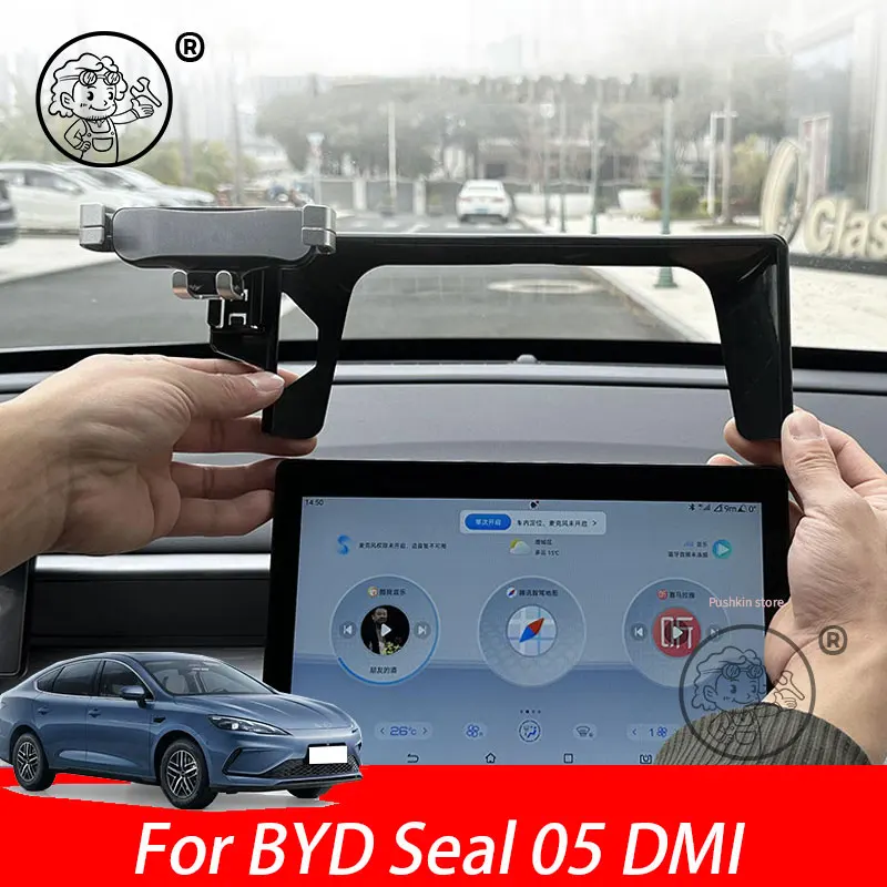 

For BYD Seal 05 DMI 2025 2026 Car Styling Mobile Phone Holder Screen Mount Gravity Bracket Stand Auto Modified Accessories