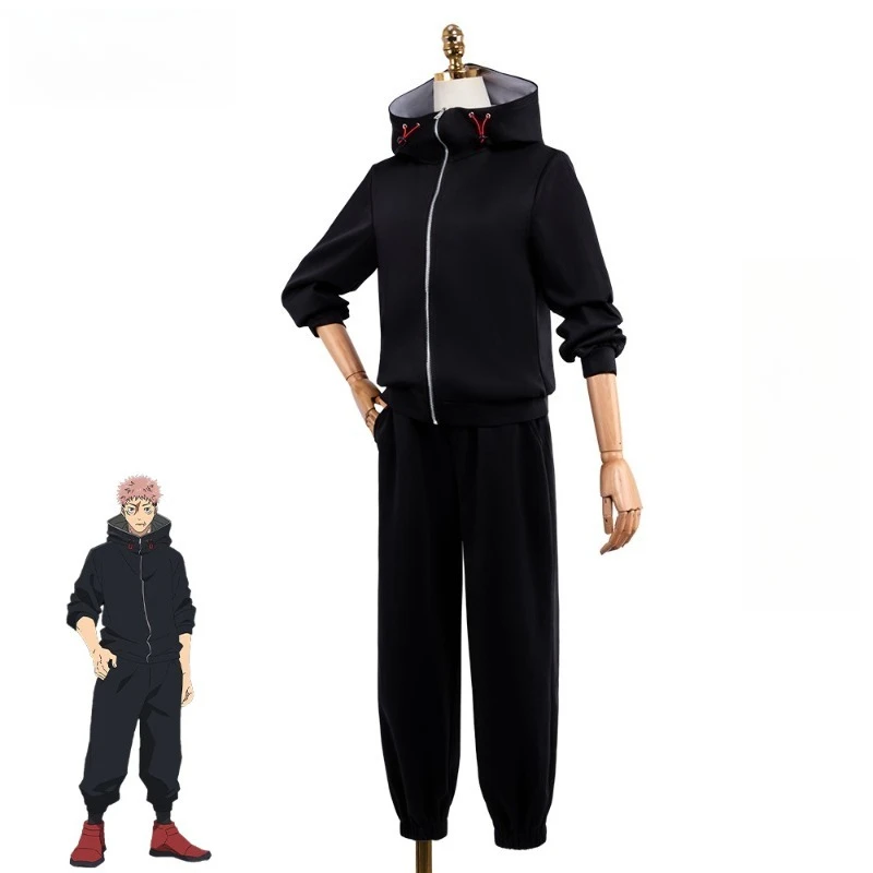 لعبة Jujutsu Kaisen Culling Game Yuji Itadori أزياء أنيمي للجنسين-زي لعب الأدوار للمؤتمرات التنكرية والحفلات ذات الطابع الشخصي