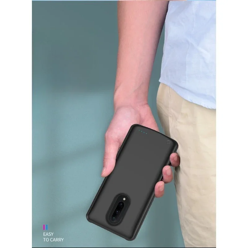 Externe Batterie Fällen Für OnePlus 6T Power Fall 10000 mAh Tragbare Ladegerät Power Bank Abdeckung Für Oneplus 6 Lade fall