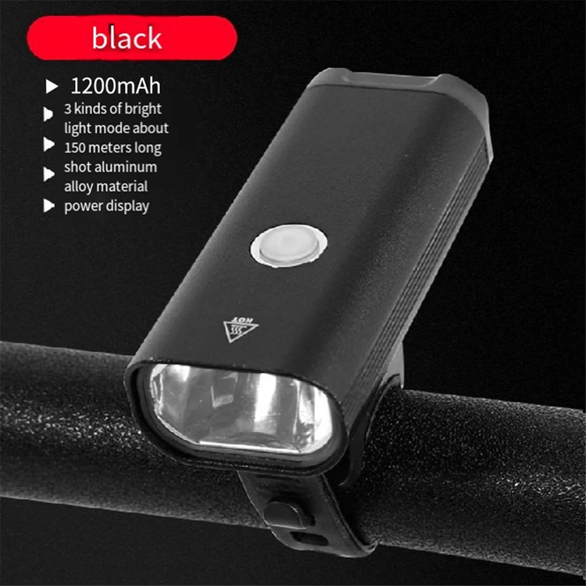 Велосипедная фара 5 Вт, горный велосипед, 1200 мАч, фара из алюминиевого сплава, велосипедное освещение, фара, хит продаж