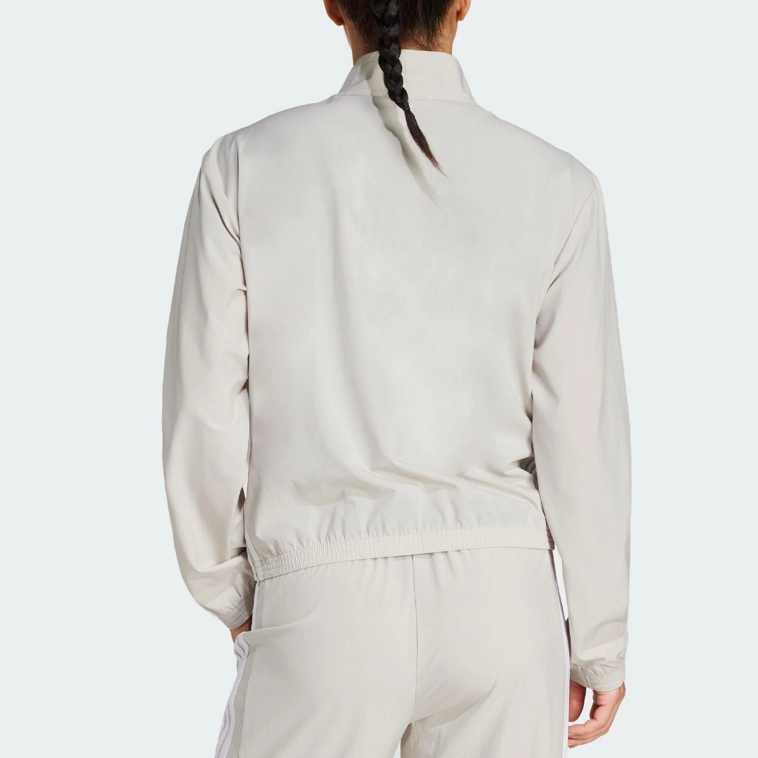 Adidas genuine spring women's woven training stand collar jacket JE6173