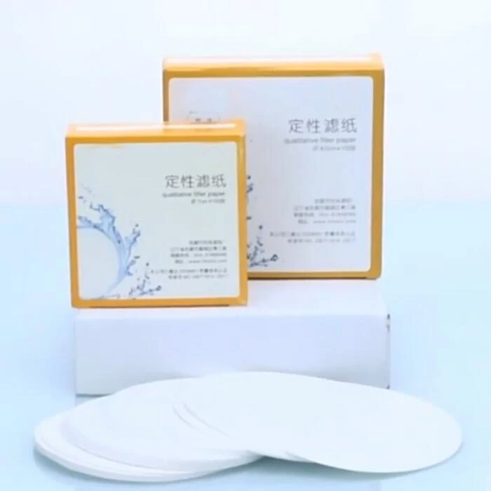 7/9/11/12.5/15/18cm OD Circular Fast/Medium/Slow Speed Oil Laboratory Lab Cotton Fiber Funnel Qualitative Filter Paper